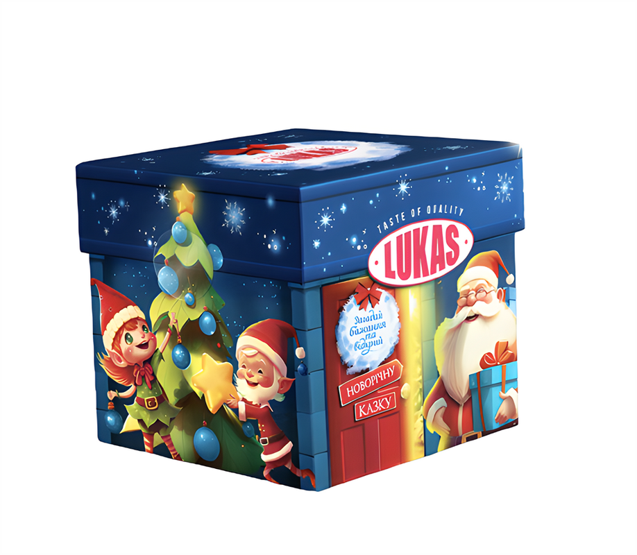 Подарунок новорічний ЛУКАС Щасливого Різдва та Нового року, 300г